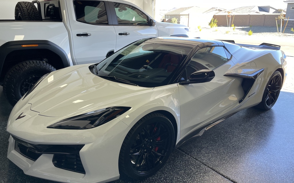 Corvette polyaspartic flooring