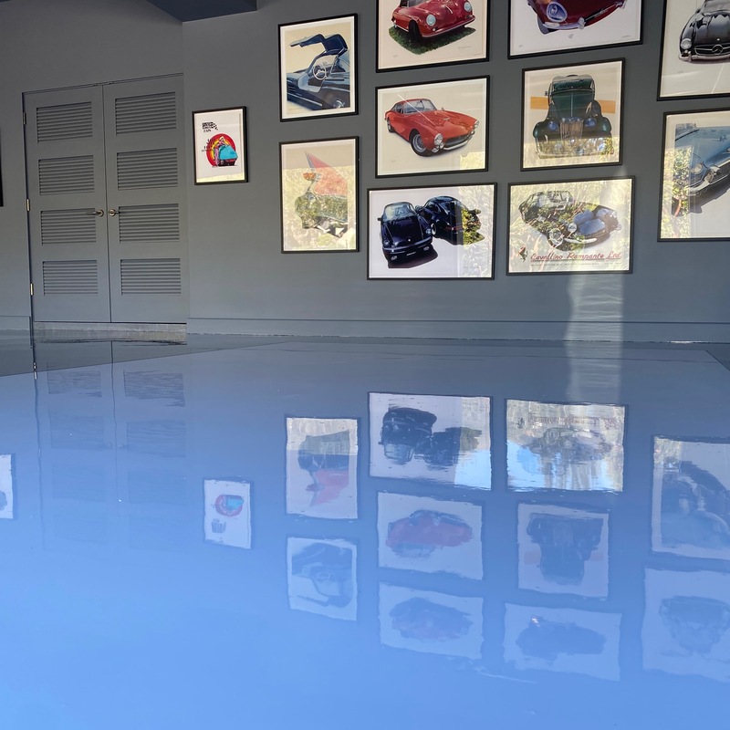 Polyaspartic Flooring Installation
