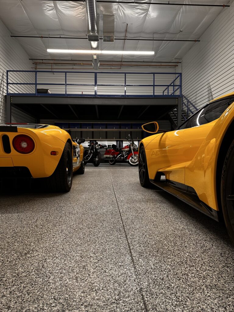 Garage Floor Coating with Ford GT in Fountain Hills AZ by RX Garage