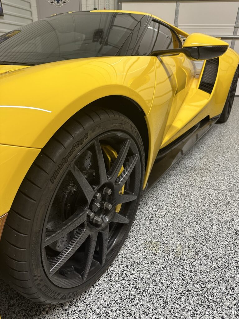 Garage Floor Coating with Ford GT in Fountain Hills AZ by RX Garage