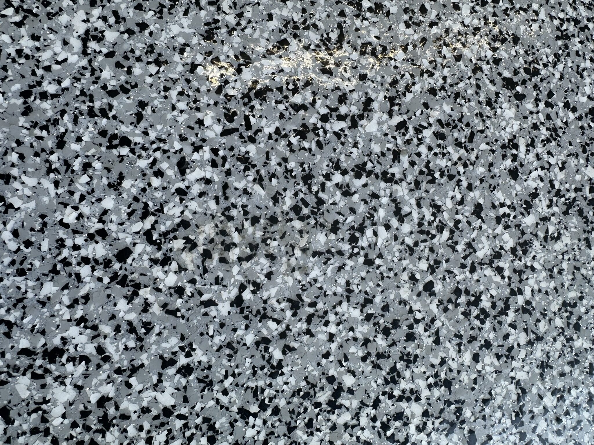 Flake garage floor coating by RX Garage